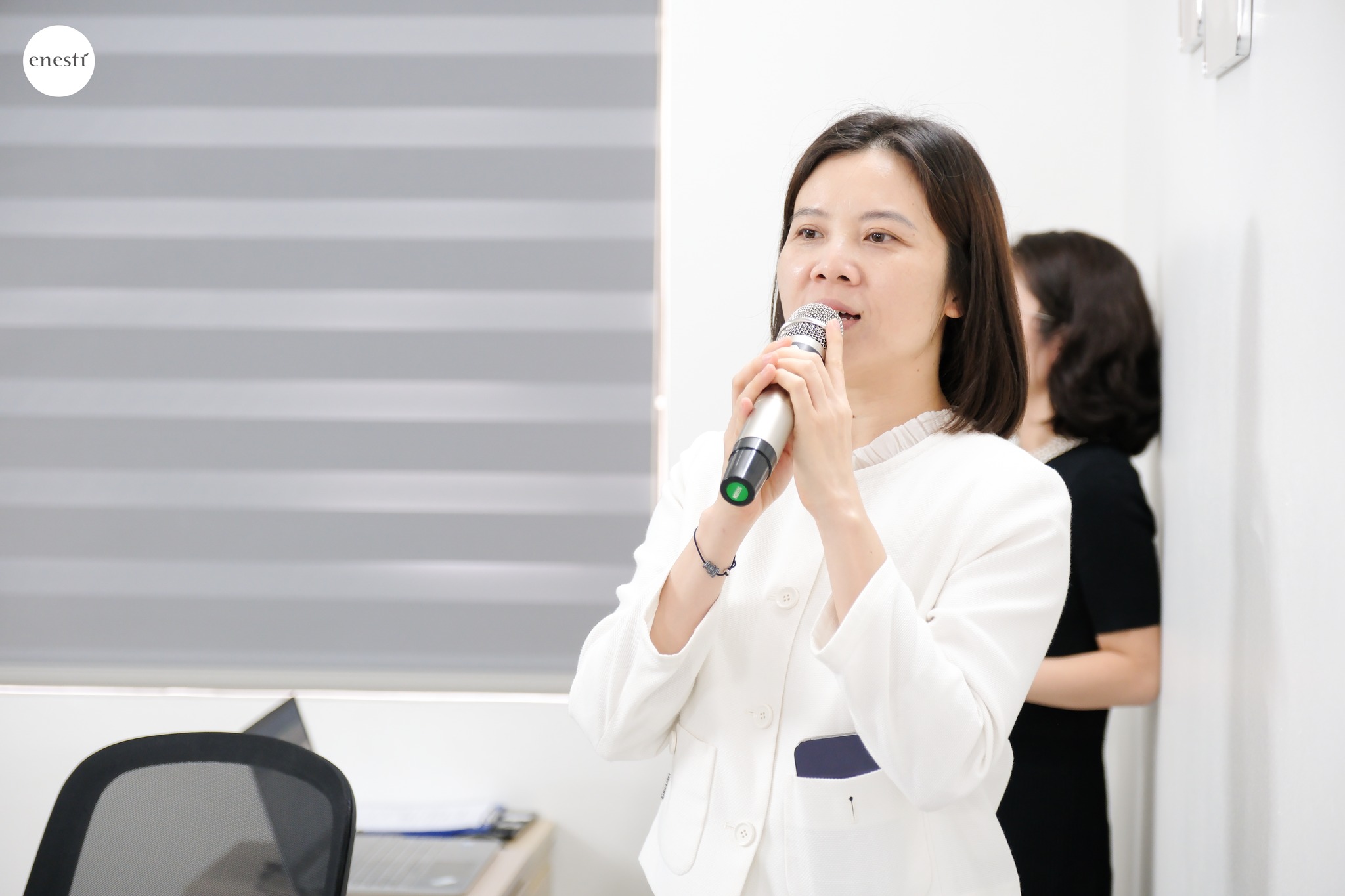 Bà Lê Thị Ngọc Phượng phát biểu tại Workshop Enesti 2026